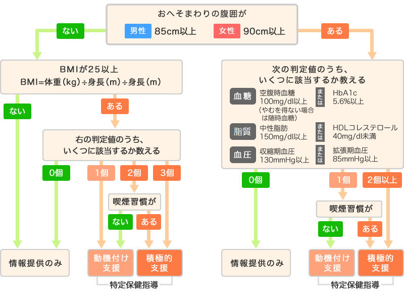 特定保健指導の階層化基準